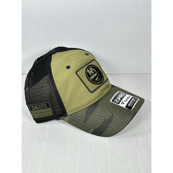 Fanatics New York Islanders Military Appreciation Snapback Hat Cap Green Black - Picture 3 of 6